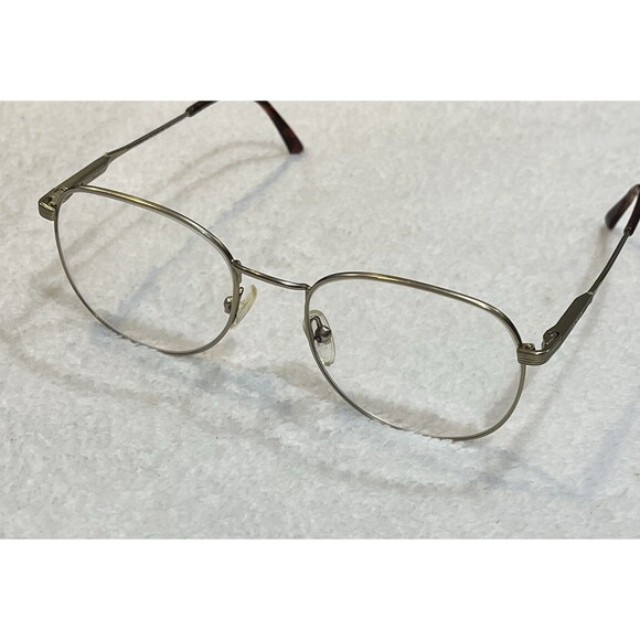 Polo Classic 162 by Ralph Lauren Italy Matte Gold Frame Eyeglasses Minimalist - Picture 3 of 8